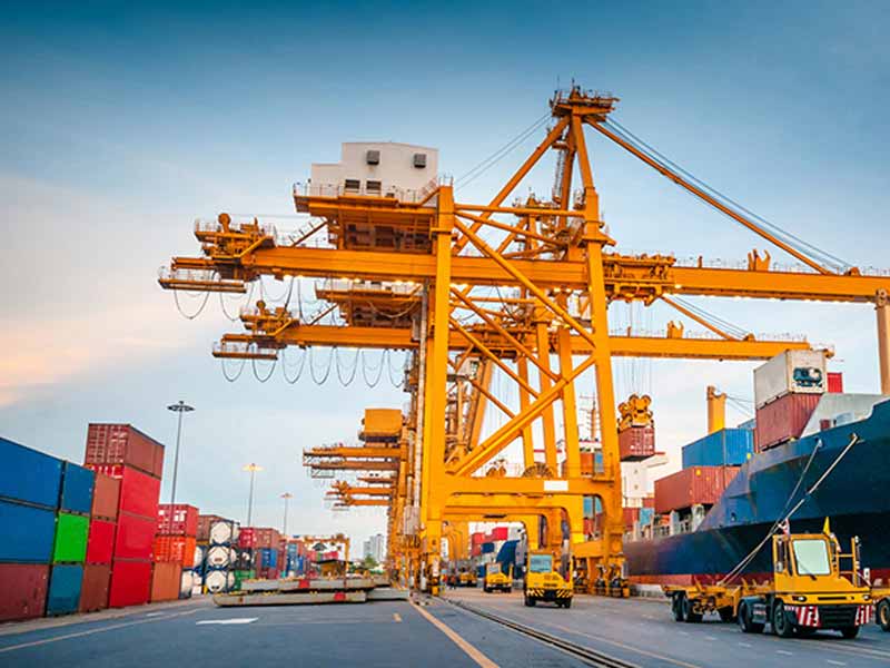 Colombo Port in Sri Lanka