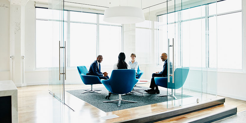 People at meeting room