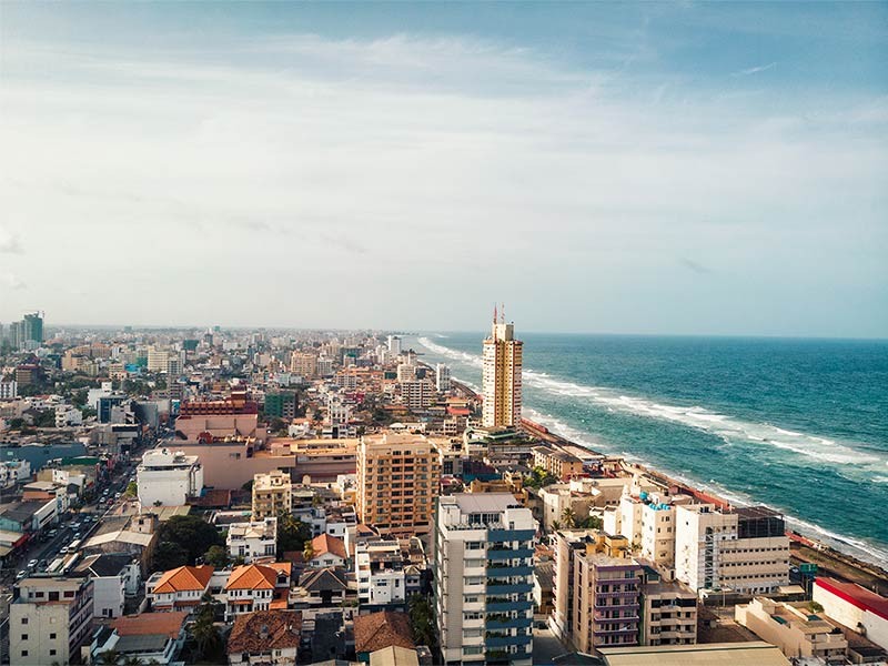 City aerial view