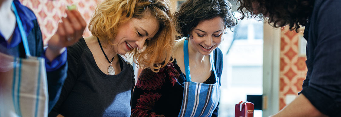 women wearing apron