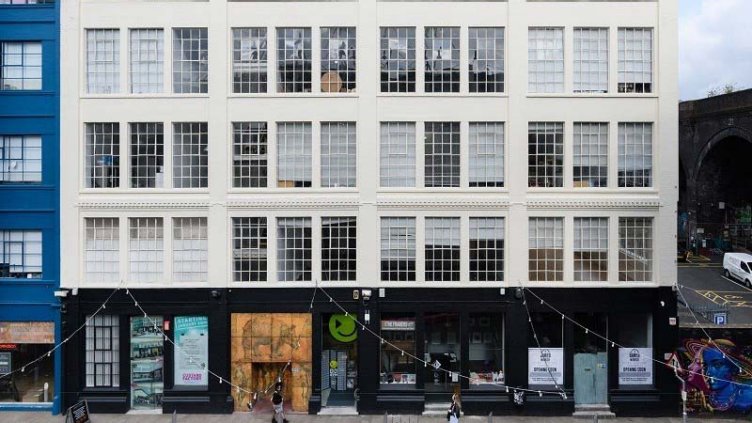 Exterior view of a custard factory in Birmingham